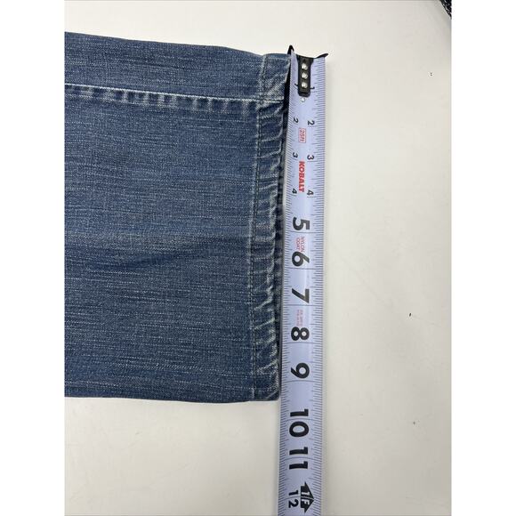 Levis 569 Jeans Mens 40x32 Loose Straight Dark Denim Cotton ACTUAL SIZE 40x30 - Picture 8 of 9